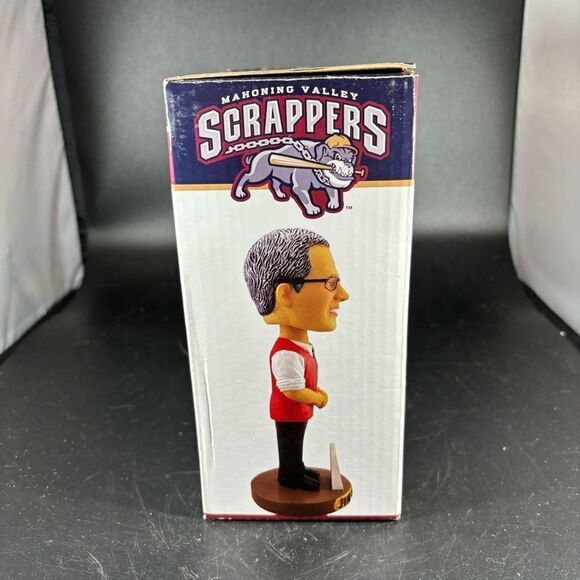 Rare Jim Tressell Bobblehead Mahoning Valley Scrappers SGA YSU NIB New - Picture 4 of 4